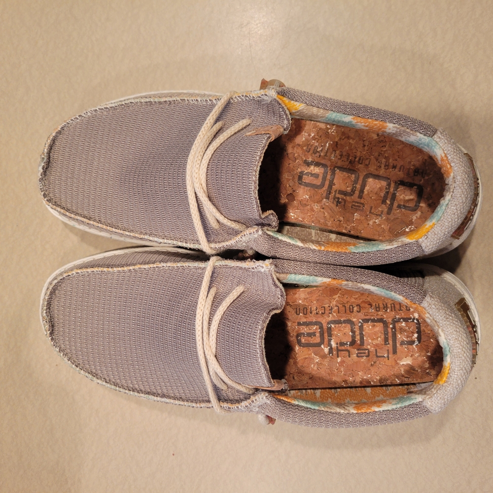 Hey Dude Gray Casual Slip-On Loafers